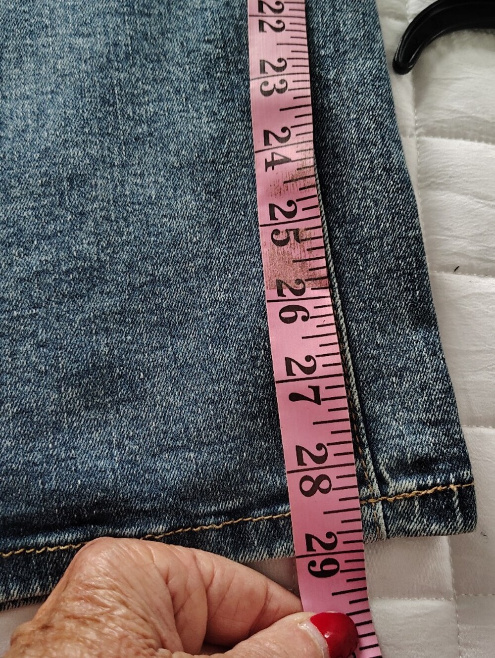 SONOMA Women's Plus Blue High-Rise Straight Jeans 20W - Picture 9 of 10